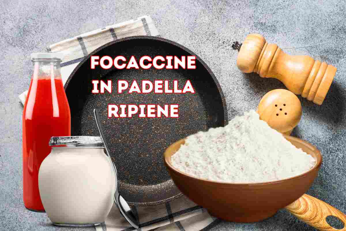 Focaccine in padella ripiene