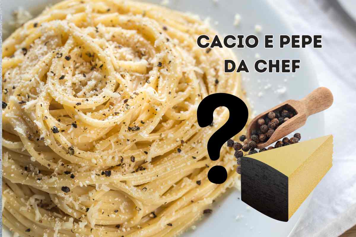 cacio e pepe da chef